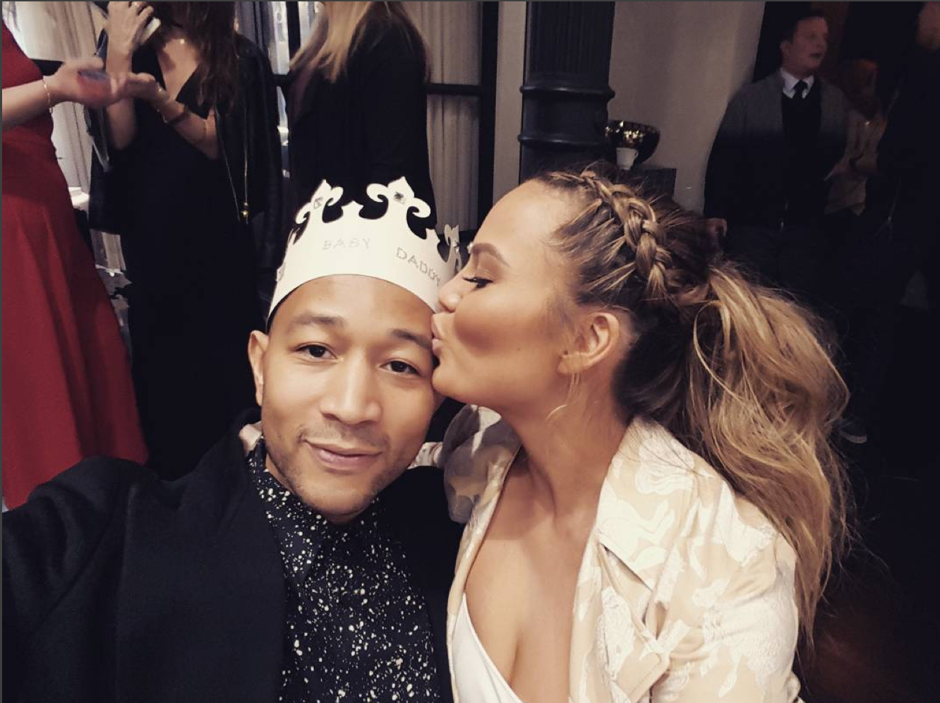 Every Single Tender Moment John Legend and His Wife Chrissy Teigen Shared In 2016

 
